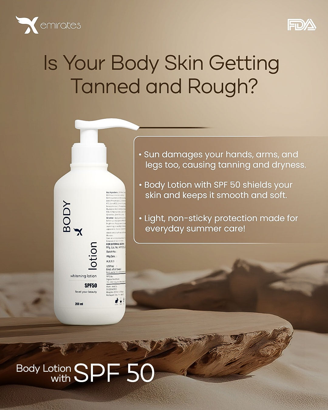 Body Whitening Lotion (200ml)